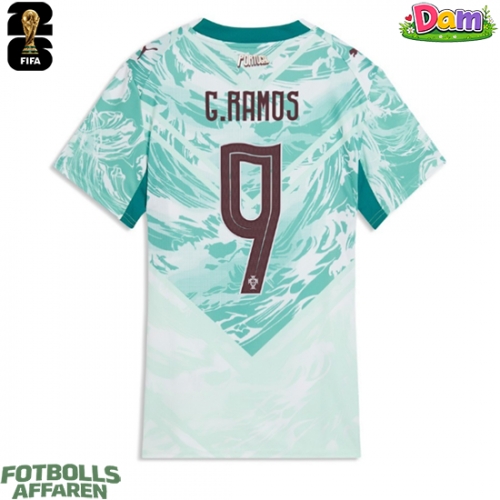 Portugal Goncalo Ramos #9 Bortatröja Kvinnor VM 2026 Kortärmad